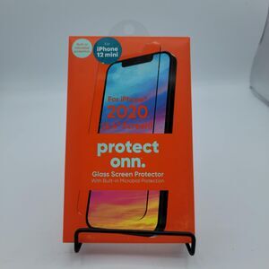 Onn Clear Glass Screen Protector for iPhone 12 Mini 2020